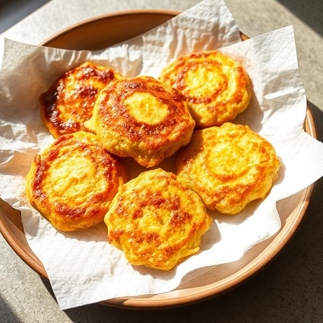 Easy Cheesy Chicken Fritters