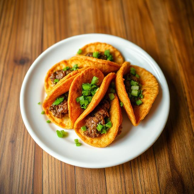 Easy Mini Fried Beef Tacos