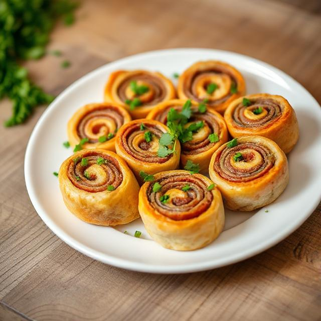 Easy Italian Sausage Pinwheels