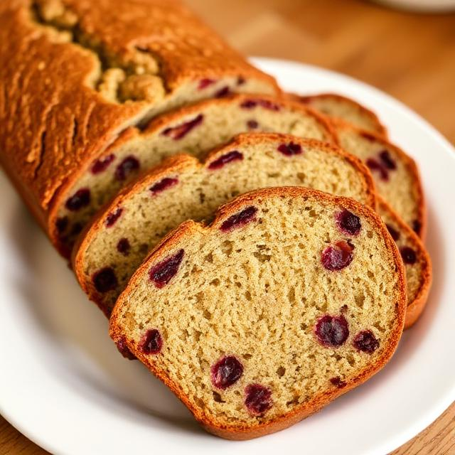 Easy Cranberry Walnut Bread