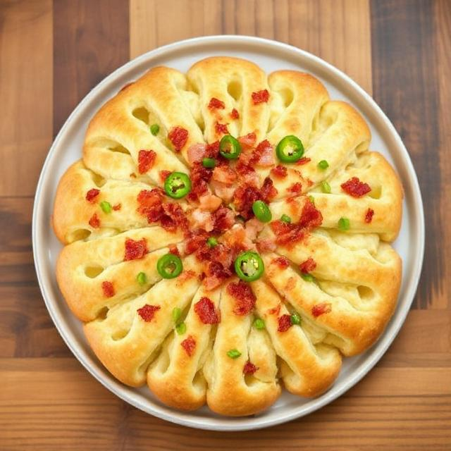 Easy Jalapeño Popper Pull-Apart Bread