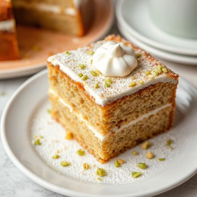 Easy Pistachio Carrot Cake