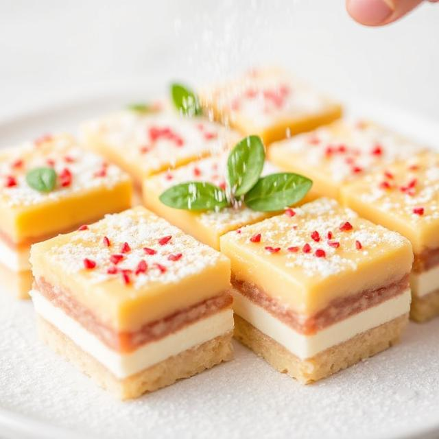 Easy Lemon and White Chocolate Squares