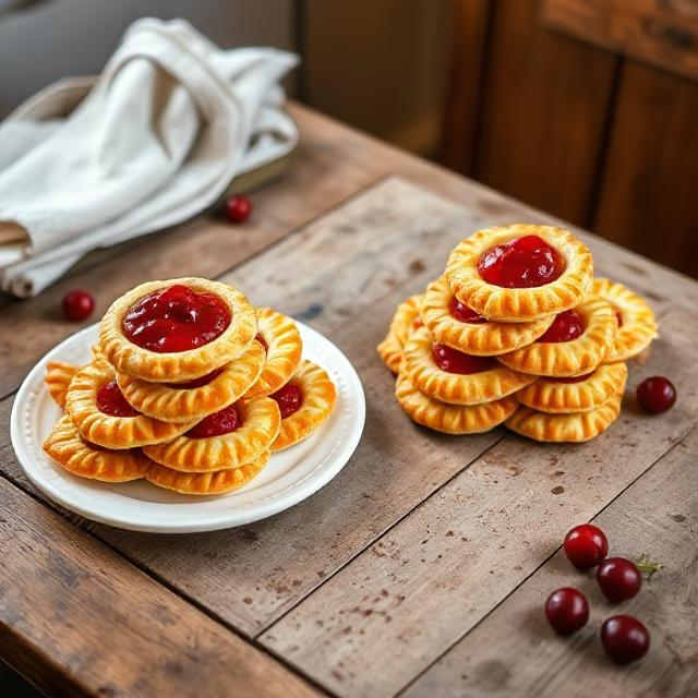 Easy Mini Cherry Pastries with Cream Cheese