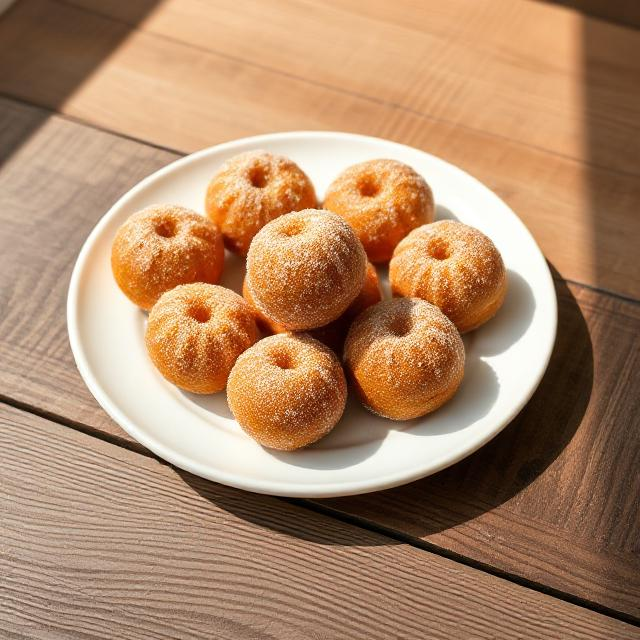 Easy Pumpkin Donut Holes