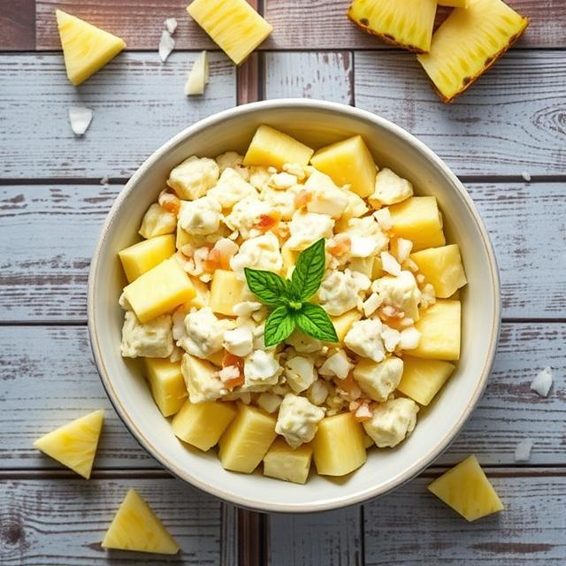 Easy Creamy Pineapple Salad