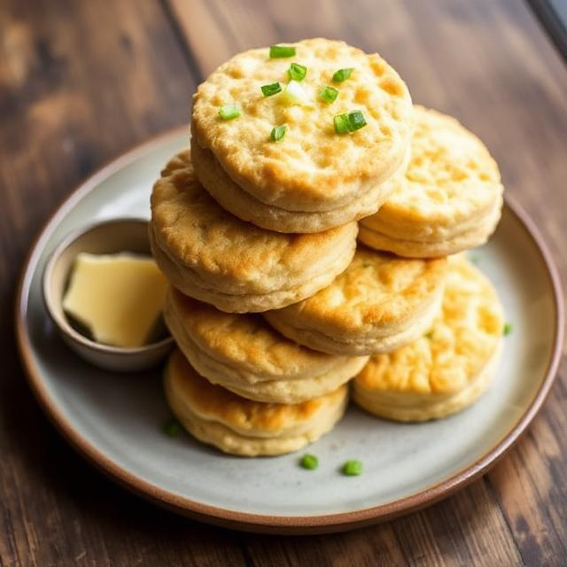 Easy Irish Cheddar Scallion Biscuits