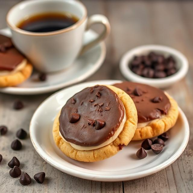 Easy Chocolate Chip Cannoli Cookies