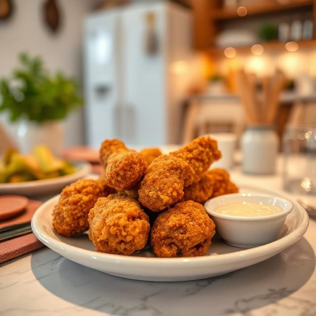 Easy Brined and Fried Chicken