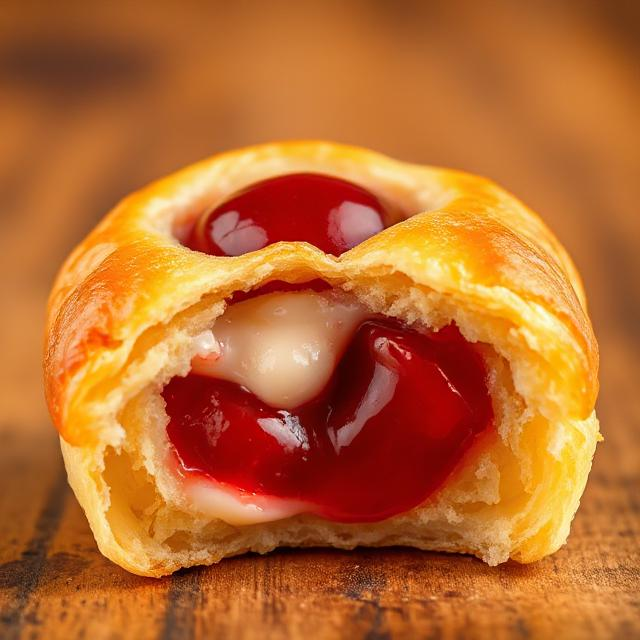 Easy Mini Cherry Pastries with Cream Cheese