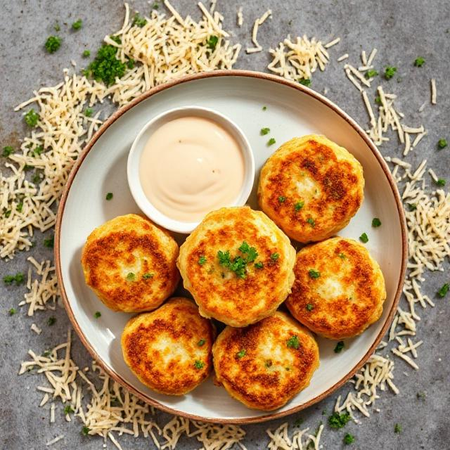 Easy Cheesy Chicken Fritters