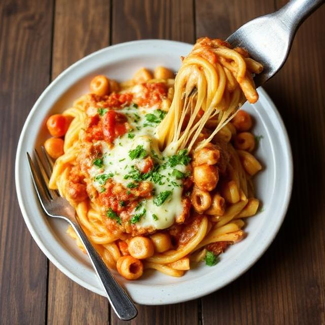 Easy Cheesy Tomato Chicken Pasta