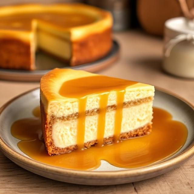 Easy Creamy Dulce de Leche Cheesecake