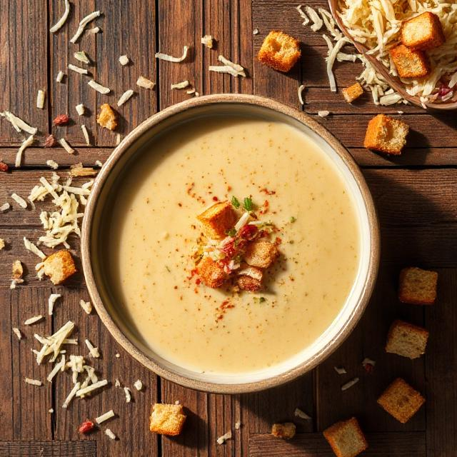 Easy Creamy Reuben Soup