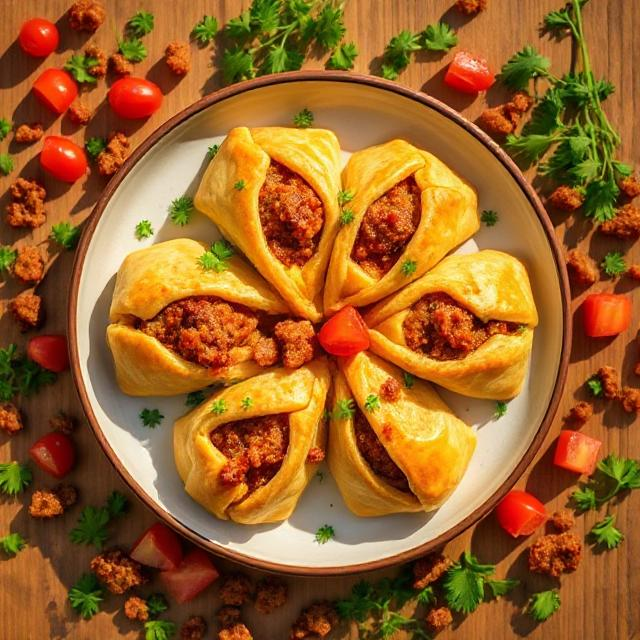 Easy Rotel Sausage Crescents