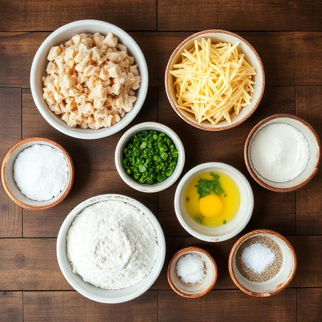 Easy Cheesy Chicken Fritters