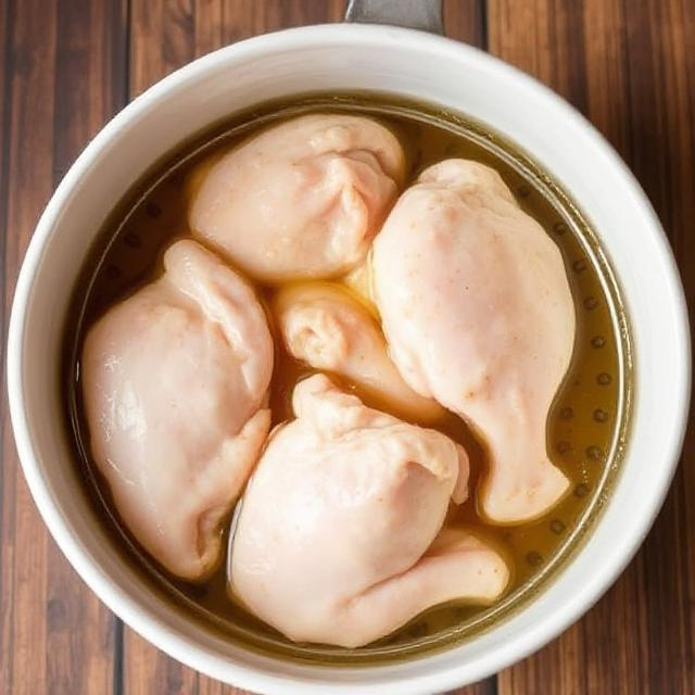 Easy Brined and Fried Chicken