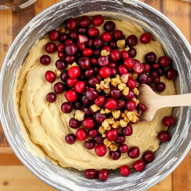 Easy Cranberry Walnut Bread