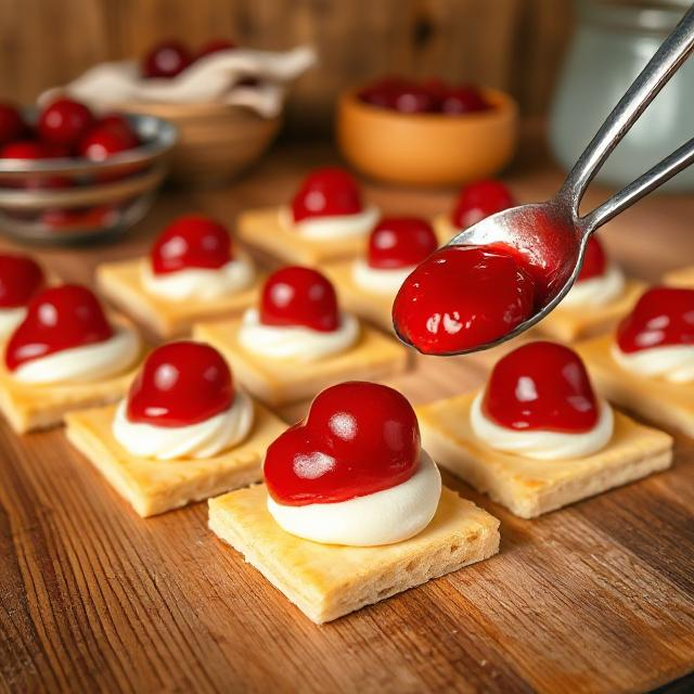 Easy Mini Cherry Pastries with Cream Cheese