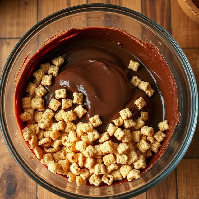 Easy Peanut Butter Butterscotch Chocolate Crispies