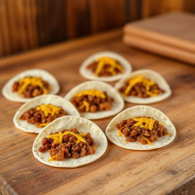 Easy Mini Fried Beef Tacos