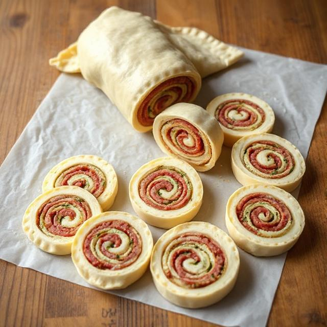 Easy Italian Sausage Pinwheels