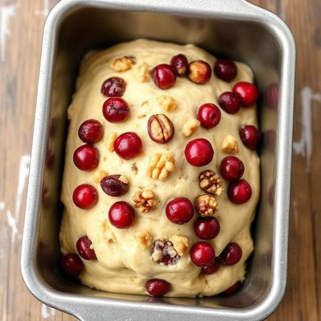 Easy Cranberry Walnut Bread