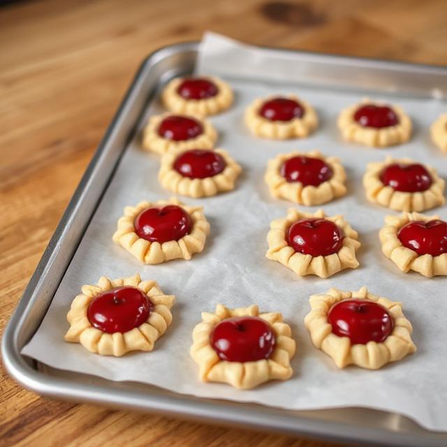 Easy Mini Cherry Pastries with Cream Cheese