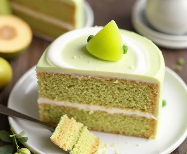 Easy Matcha Honeycomb Cake
