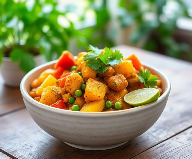 Easy Cumin Spiced Vegetable Curry