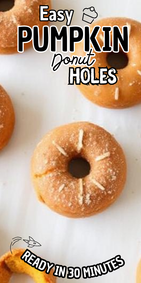 Easy Pumpkin Donut Holes