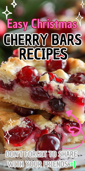 Christmas Cherry Bars