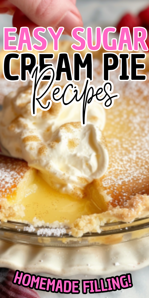 Easy Sugar Cream Pie