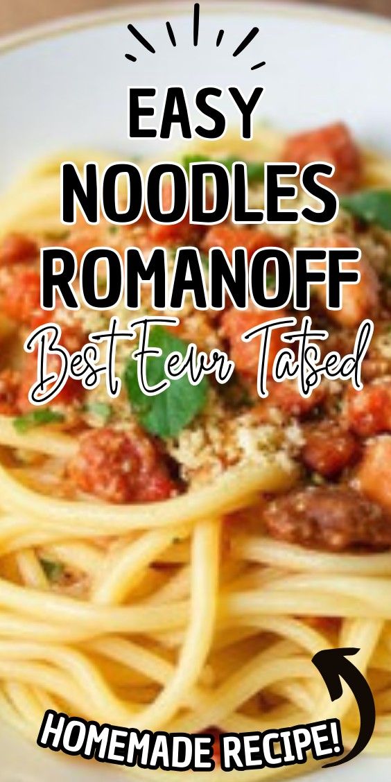Easy Noodles Romanoff