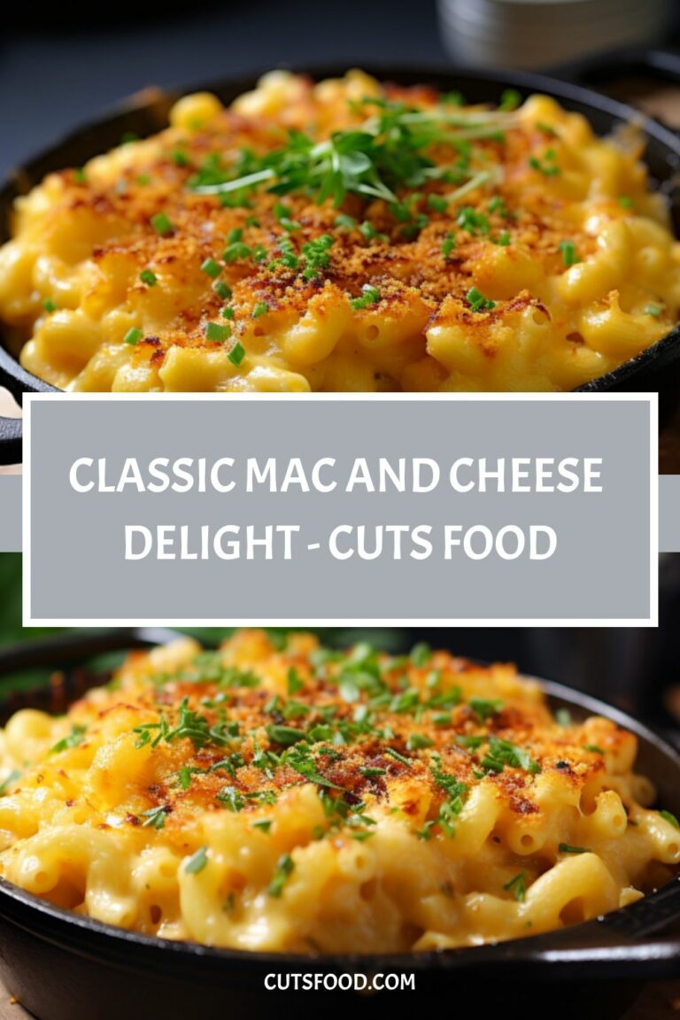 Classic Mac and Cheese Delight – Cuts Food