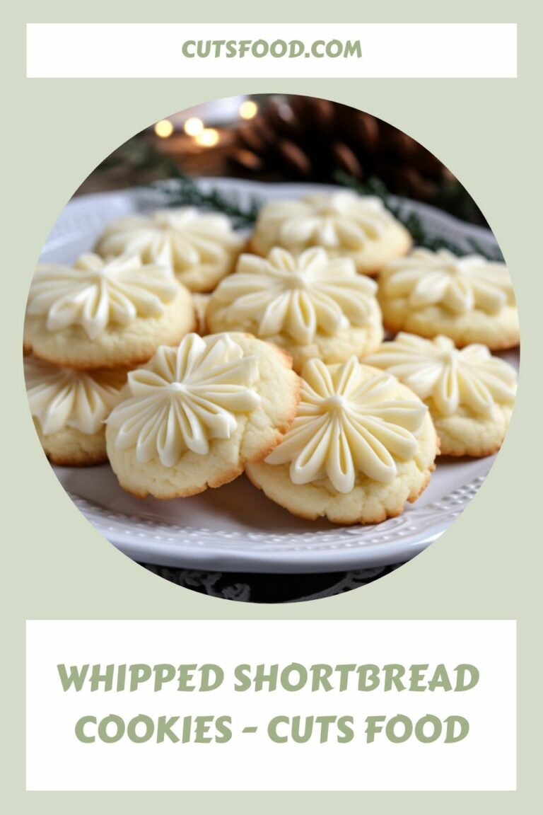 Whipped Shortbread Cookies – Cuts Food