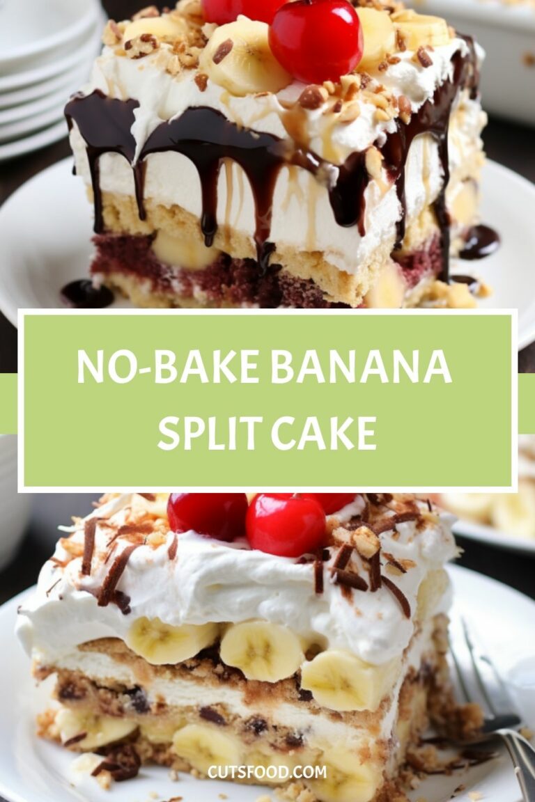 No-Bake Banana Split Cake