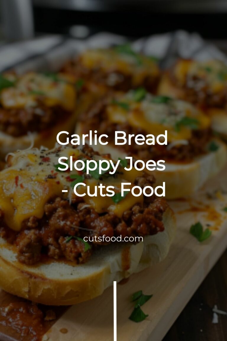 Garlic Bread Sloppy Joes – Cuts Food