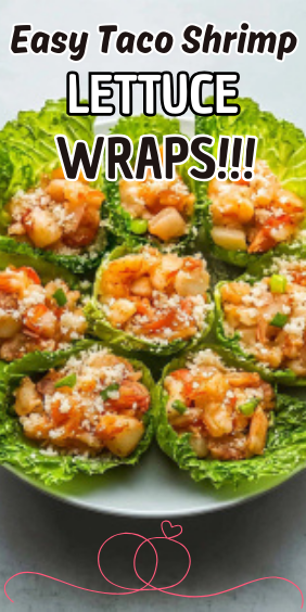 Easy Taco Shrimp Lettuce Wraps