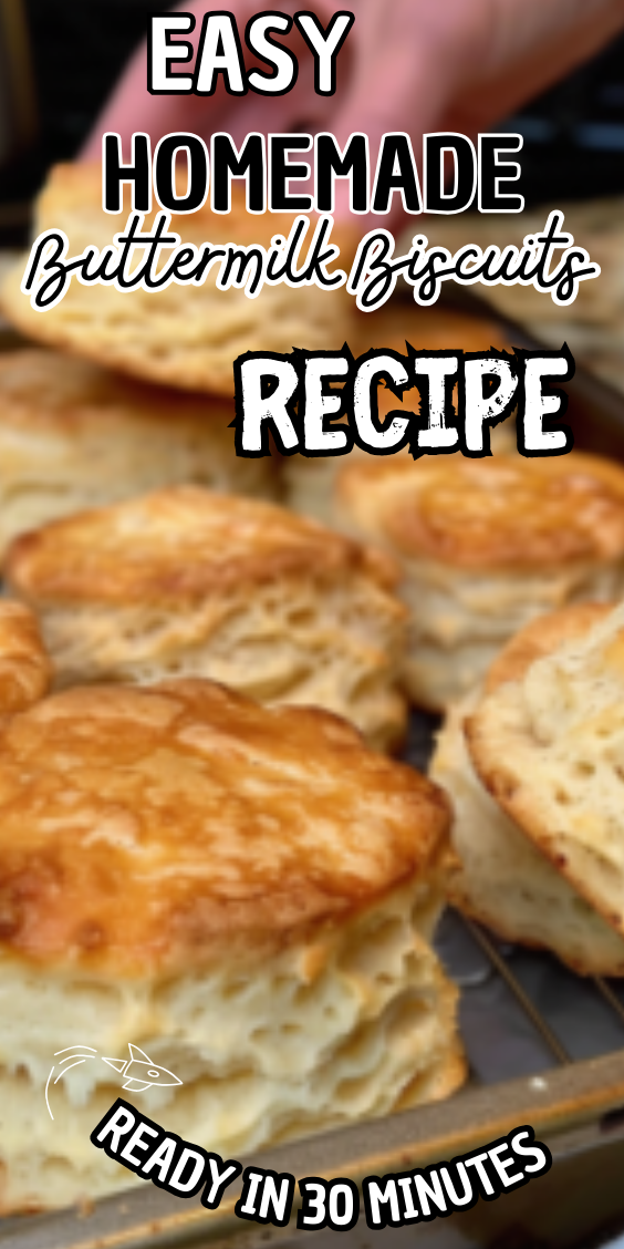 Easy Homemade Buttermilk Biscuits