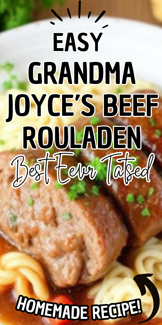 Easy Grandma Joyce’s Beef Rouladen