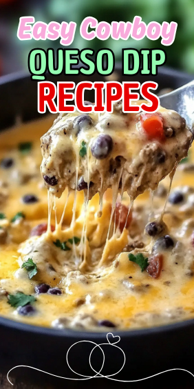 Easy Cowboy Queso Dip