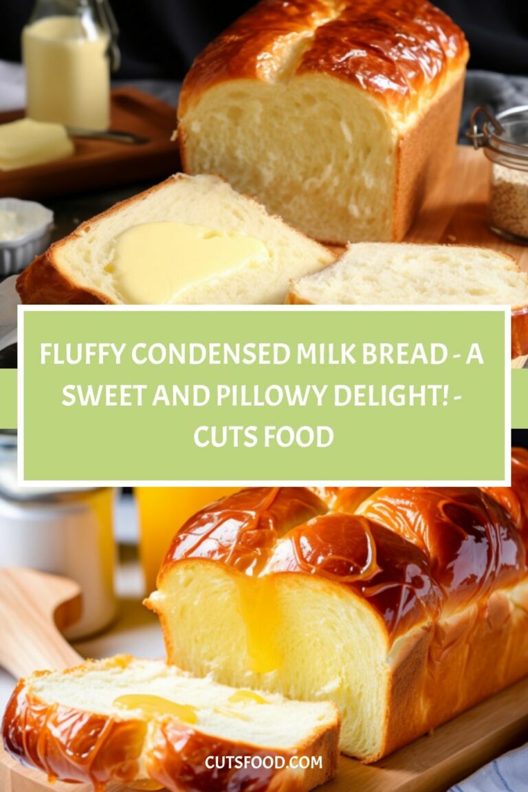 Fluffy Condensed Milk Bread – A Sweet and Pillowy Delight! – Cuts Food