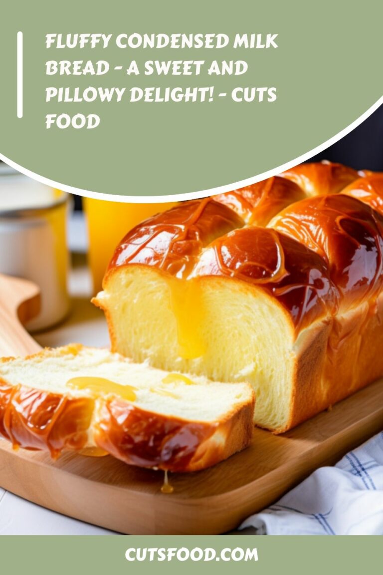 Fluffy Condensed Milk Bread – A Sweet and Pillowy Delight! – Cuts Food