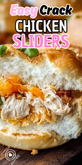 Easy Crack Chicken Sliders