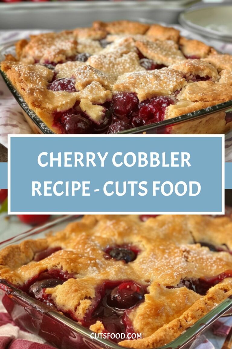 Cherry Cobbler Recipe – Cuts Food