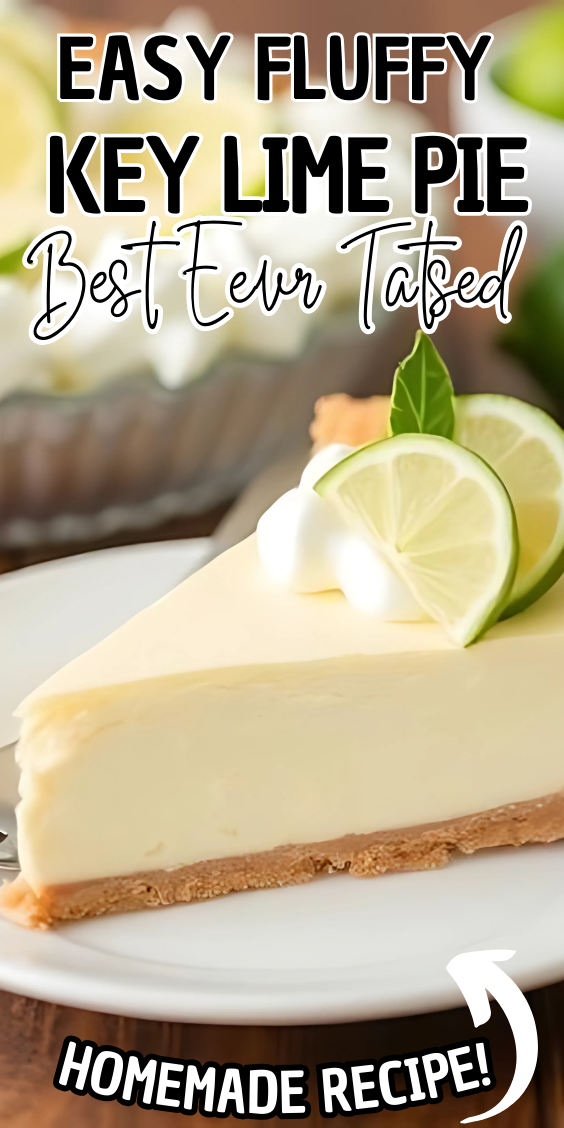 Easy Fluffy Key Lime Pie