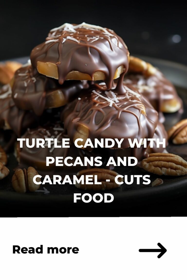 Turtle Candy with Pecans and Caramel – Cuts Food