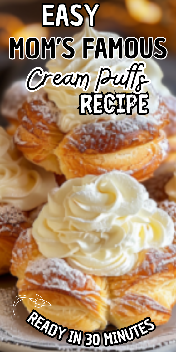 Easy Mom’s Famous Cream Puffs