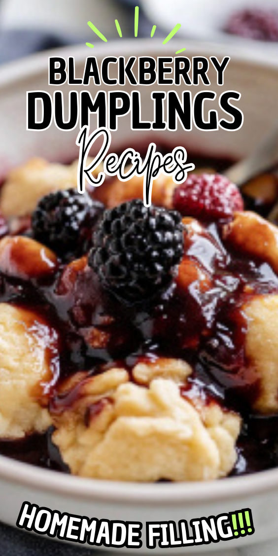 Easy Blackberry Dumplings